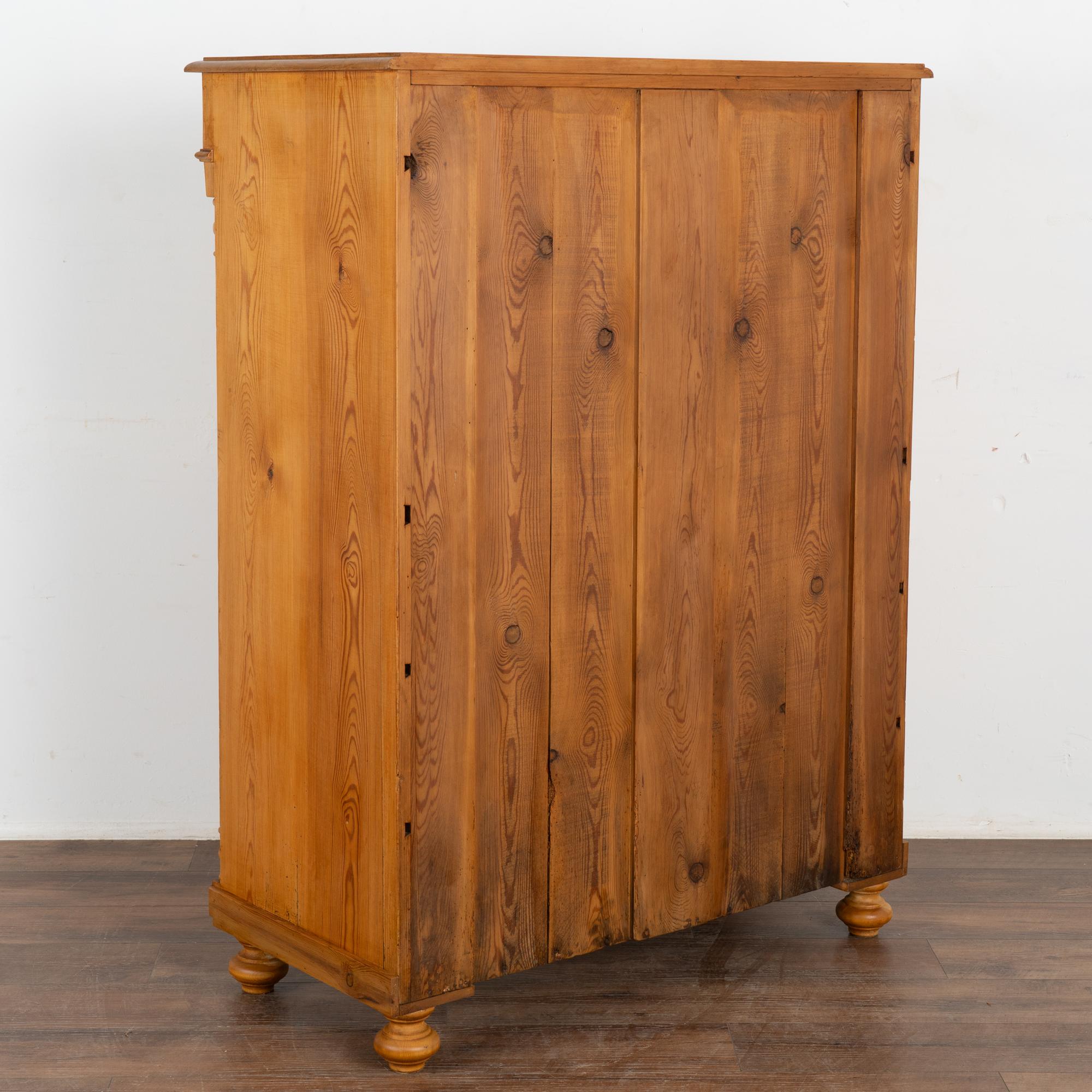 Antique Pine Secretary Desk, Sweden circa 1890